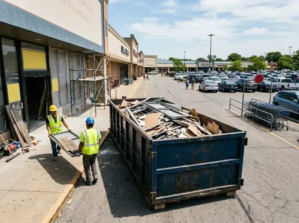 retail-store-renovation-debris-003 — frequently asked questions, Roll-off Dumpster Rentals in Pecan Grove, TX